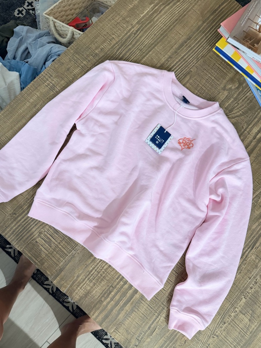 Roberta Roller Rabbit x Target Sweatshirt. - Picture 3 of 6